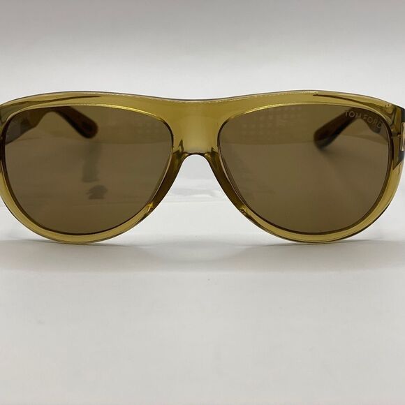 0014 Tom Ford Bailey Boho Oversized Green Sunglasses NWOT - Picture 1 of 8